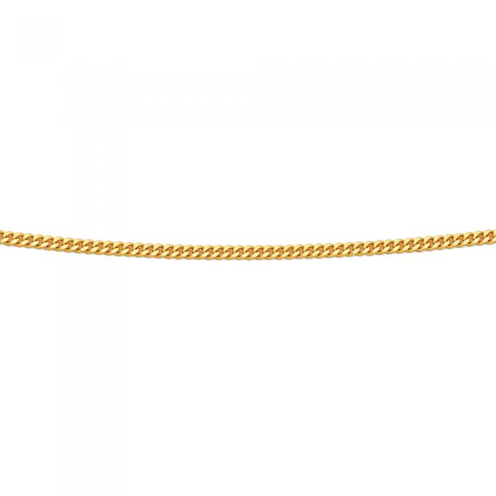 9ct Gold 45cm Solid Curb Chain