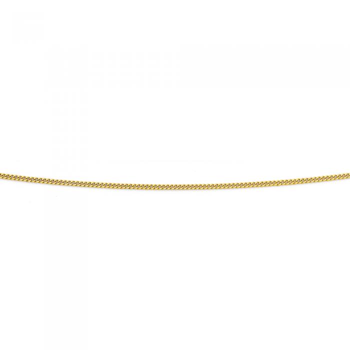 9ct Gold 50cm Solid Curb Chain