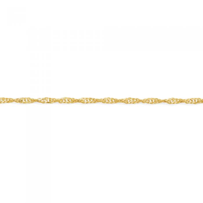 9ct Gold 45cm Solid Singapore Chain