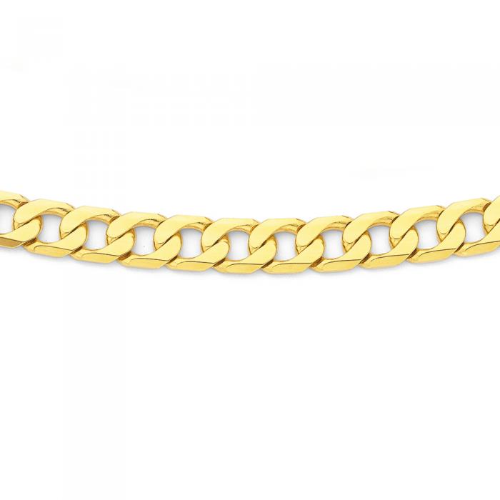 9ct Gold 60cm Solid Curb Chain