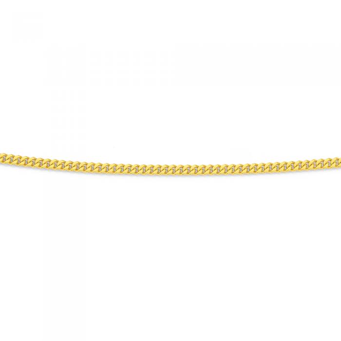 9ct Gold 50cm Solid Curb Chain