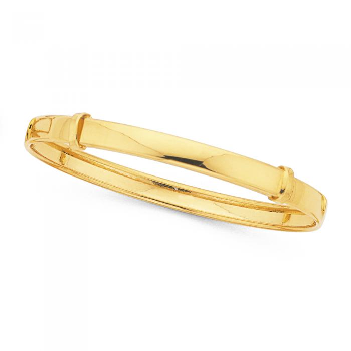 9ct 40mm Gold Baby Expander Bangle
