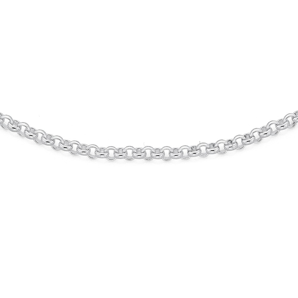 Sterling Silver 50cm Medium Belcher Chain