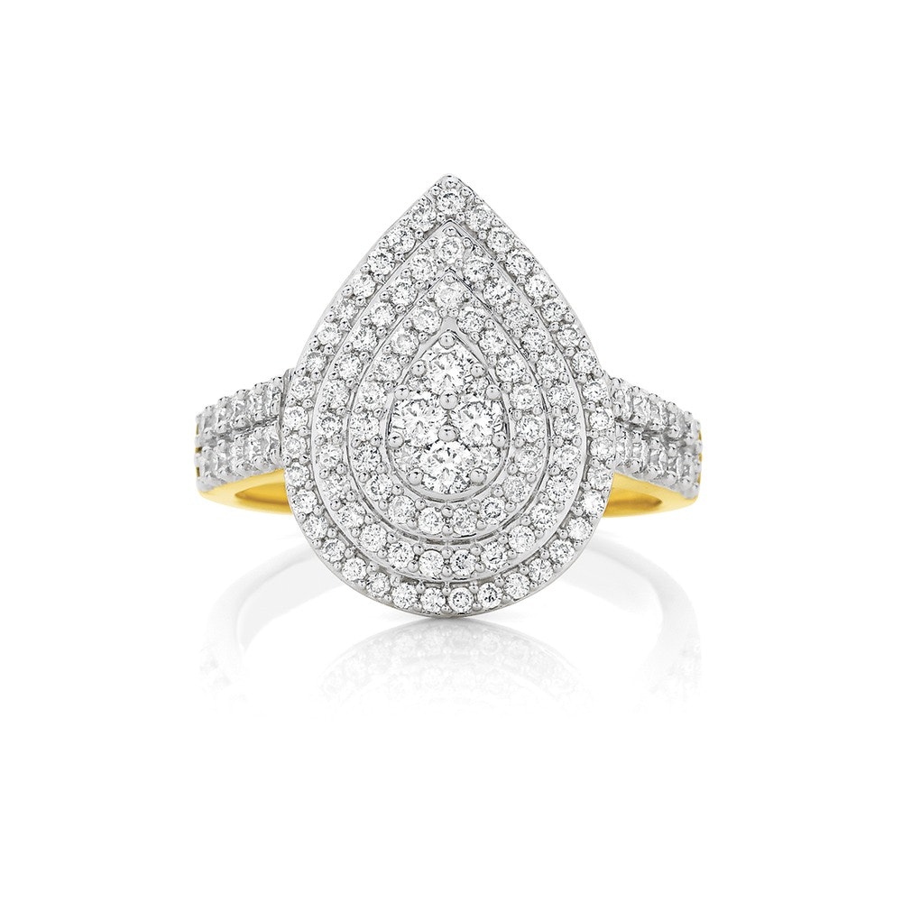 pear shaped diamond ring angus and coote