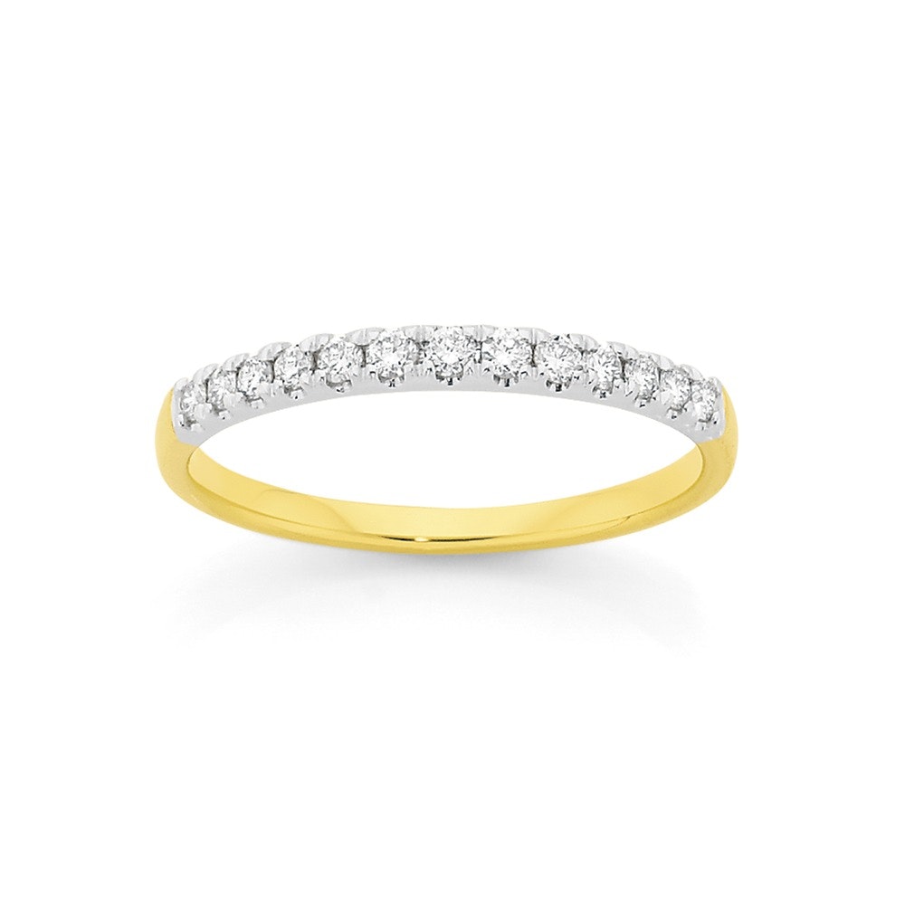 18ct Gold Diamond Anniversary Band