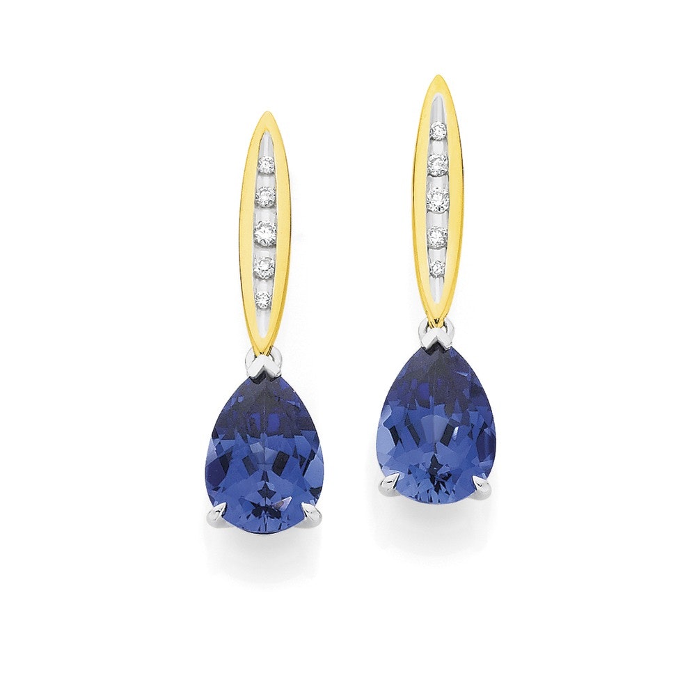 Angus and deals coote sapphire earrings