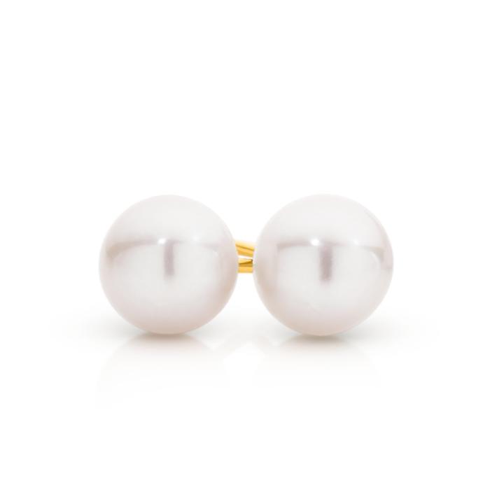 9ct Gold Cultured Freshwater Pearl Stud Earrings