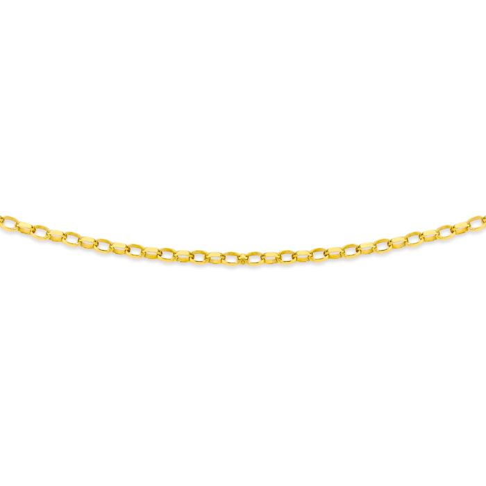 9ct Gold 55cm Solid Belcher Chain
