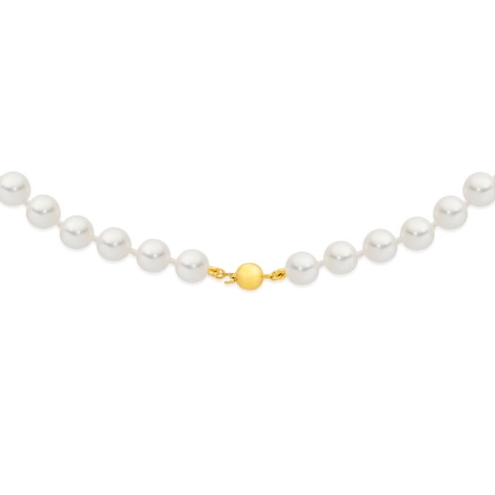 9ct Gold Cultured Freshwater Pearl Necklace
