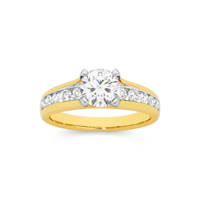 Alora 14ct Gold 1 3/4 Carats TW Lab Grown Diamond Ring