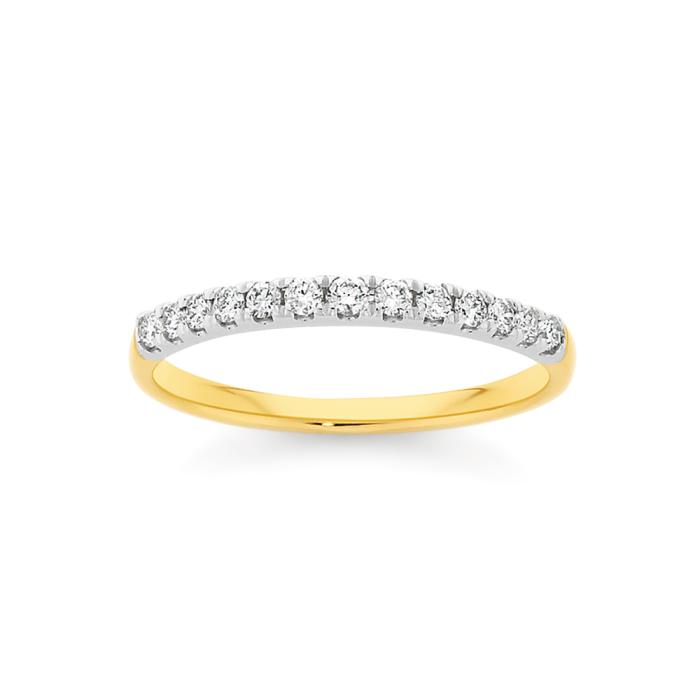 9ct Gold Diamond Anniversary Band