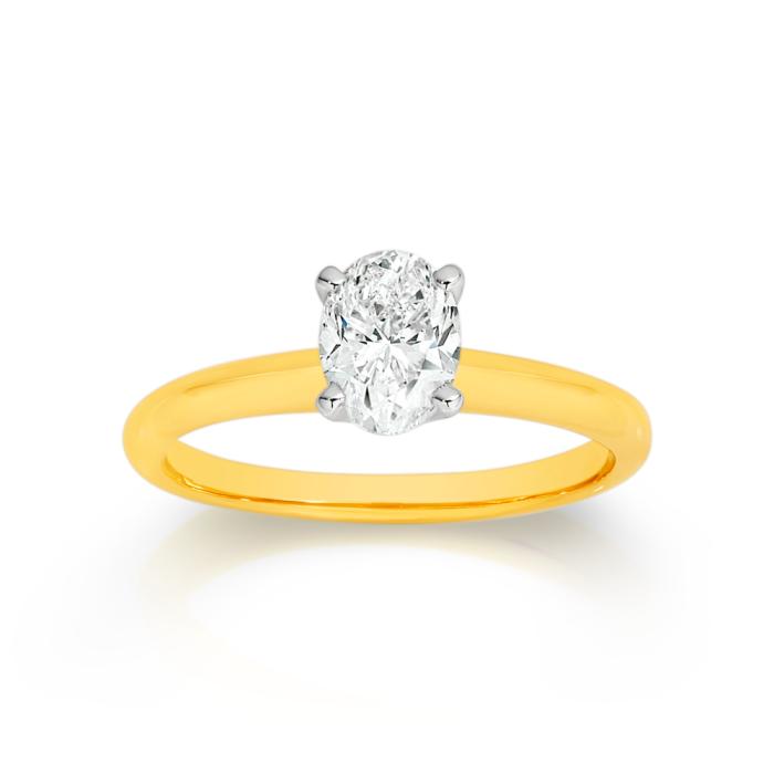 18ct Gold Diamond Solitaire Ring
