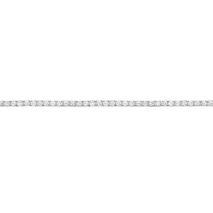Sterling Silver 18cm Cubic Zirconia Tennis Bracelet