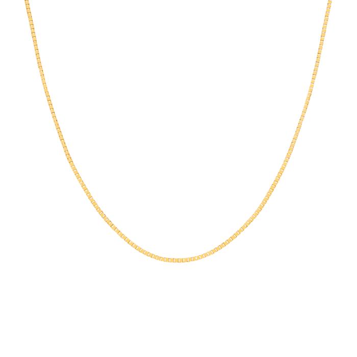 9ct Gold 45cm Fancy Twist & Box Chain
