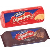 McVitie’s Digestives Plain or Chocolate Biscuits 250g-400g or Go Ahead Crispy Slices 218g