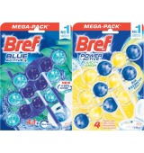 Bref Power Active or Colour Toilet Cleaner 3 Pack