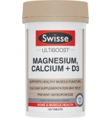 Swisse Ultiboost Magnesium Calcium + Vitamin D 120 Pack^