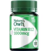 Nature’s Own Vitamin B12 1000mcg Tablets 60 Pack