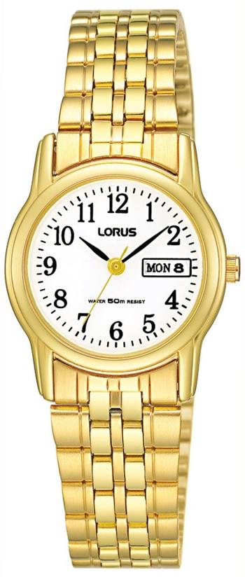 Lorus Ladies Gold Tone Watch (Model: RXU04AX-9)