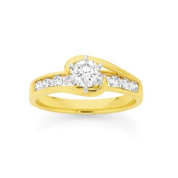 18ct Gold Diamond Engagement Ring