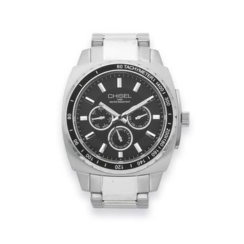 Chisel Mens Silver Tone Watch