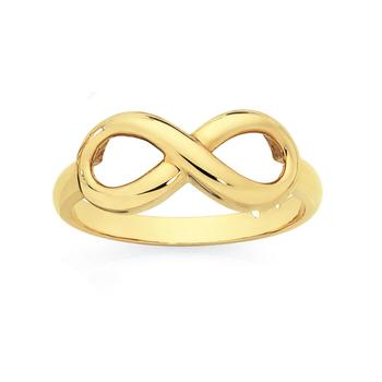 9ct Gold Infinity Ring