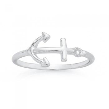 Silver Side Anchor Ring