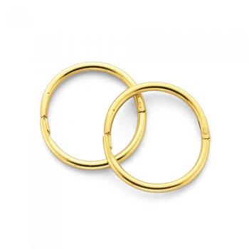 9ct Gold Small Plain Sleepers