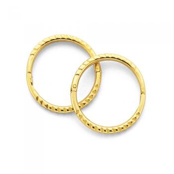 9ct Gold Small Twist Sleepers