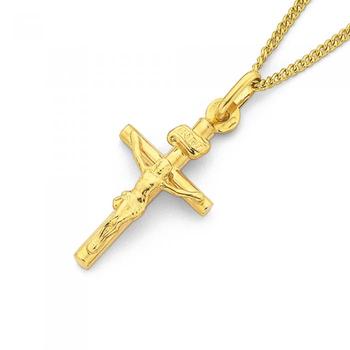 9ct Crucifix Cross Pendant