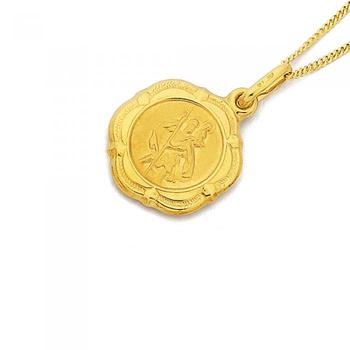 9ct Gold St. Christopher Medal