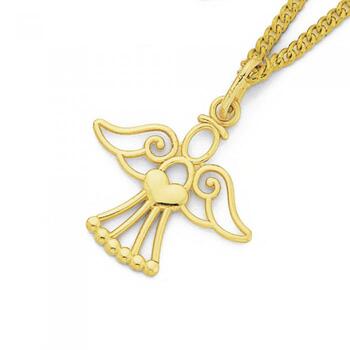 9ct Gold Mini Angel Pendant