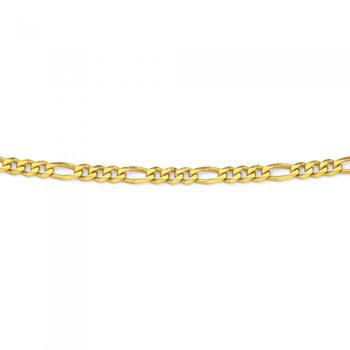 9ct Gold 55cm 3+1 Figaro Chain