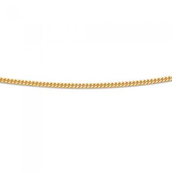 9ct Gold 45cm Solid Fine Curb Chain
