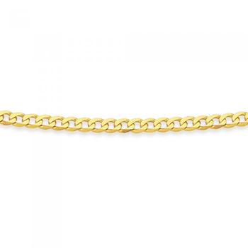 9ct 45cm Wide Curb Chain