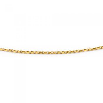 9ct Gold 50cm Round Belcher Chain