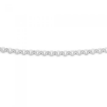 Silver 45cm Belcher Chain