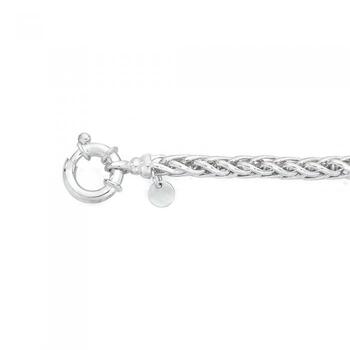 Silver 19cm Foxtail Bracelet