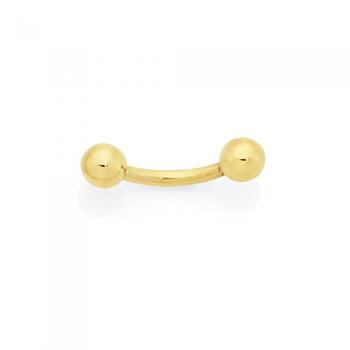 9ct Gold Eyebrow Barbell
