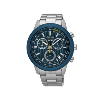 Seiko Men's Silver Tone Watch (Model: SSB207P)