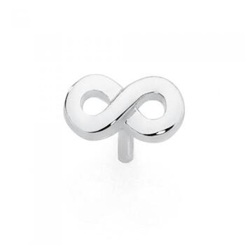 Silver Infinity Nose Stud