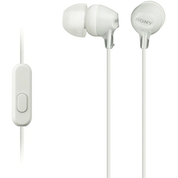 In Ear MDREX15APW White Headphones