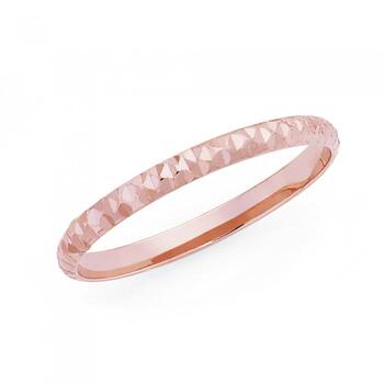 9ct Rose Gold Fine Stacker Ring