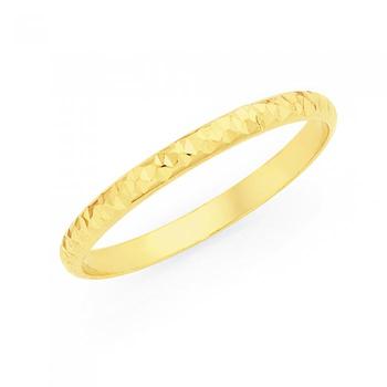 9ct Gold Fine Stacker Ring