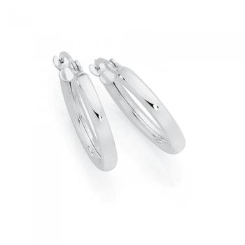 Sterling Silver 22mm Hoop Earrings