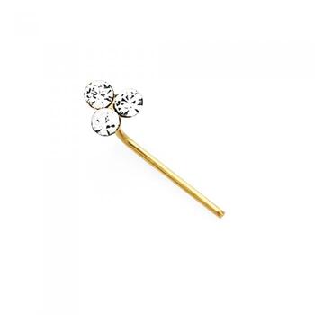 9ct Gold Crystal Nose Stud