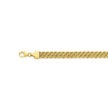 9ct Gold 19cm Triple Rope Bracelet