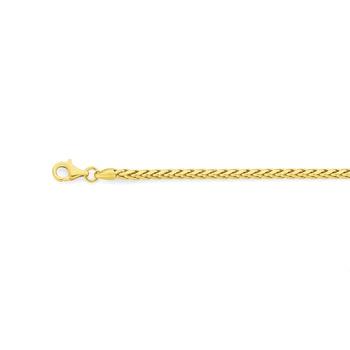 9ct Gold 19cm Wheat Bracelet