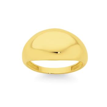 9ct Gold Tapered Ring
