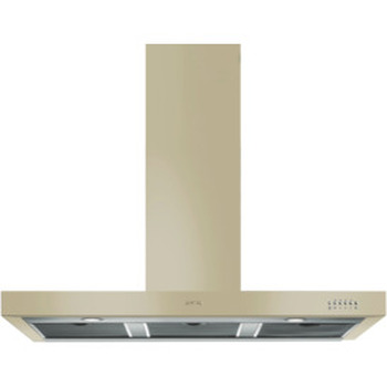 110cm Canopy Rangehood - Cream